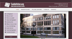 Desktop Screenshot of caddovoter.org