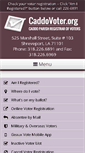 Mobile Screenshot of caddovoter.org